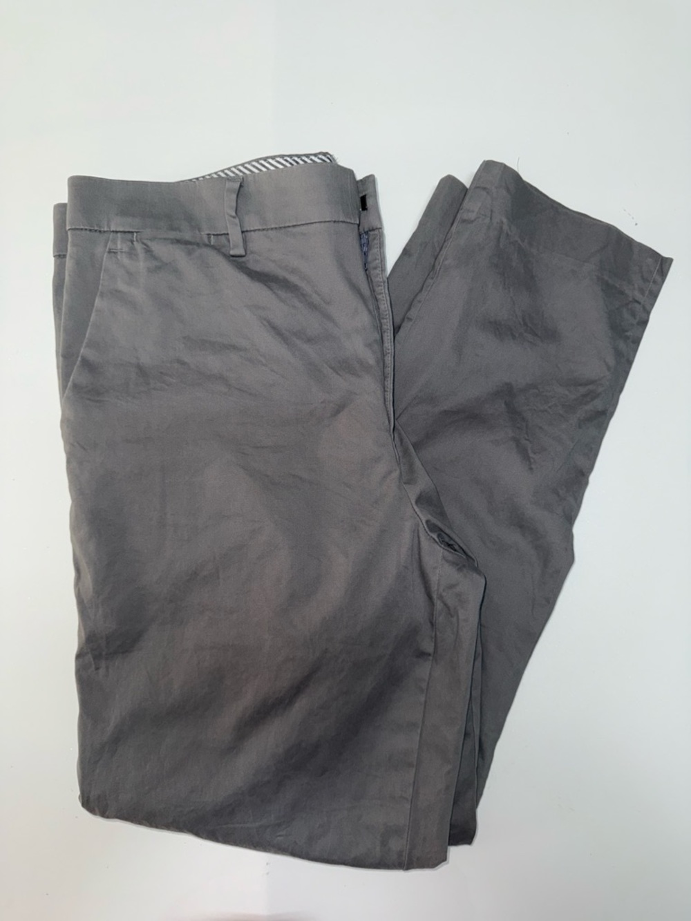 EXPRESS Men's 34 X 32 Gray Dressing Pants Extra Slim